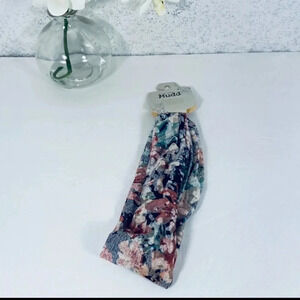 Mudd Cloth Headband Multi Colored Floral